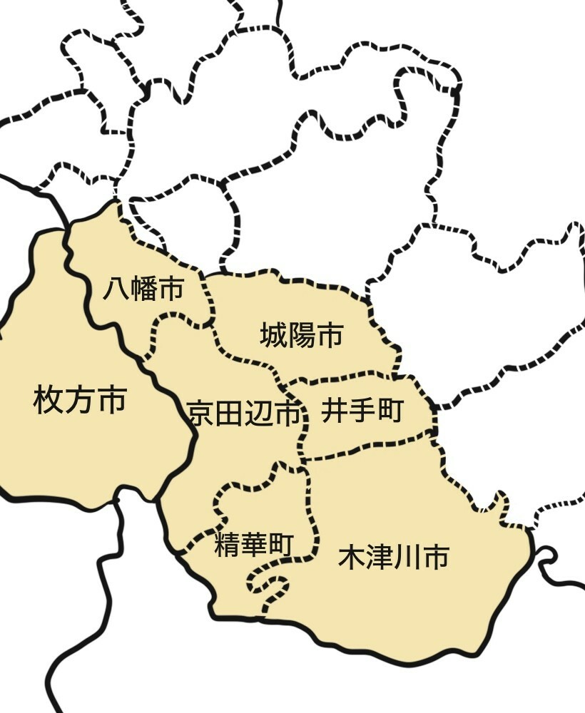 訪問エリアの地図イラスト